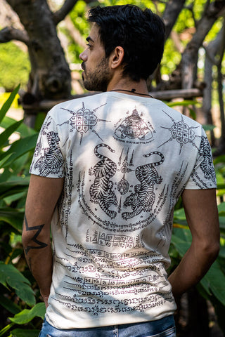 Camiseta Tigre Gêmeos Branca