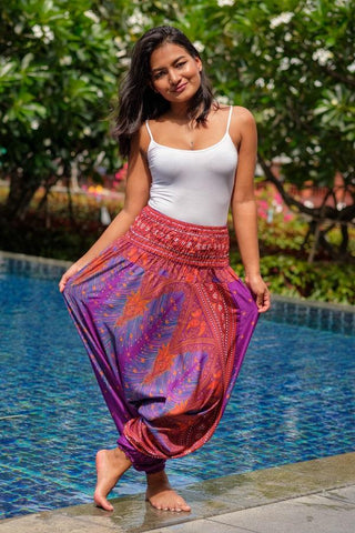 Calça Pavão Púrpura_