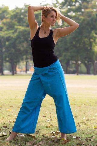 Calça Pescador Azul_