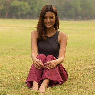 Calça Pescador Vermelha_