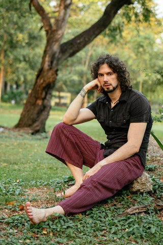 Calça Pescador Vermelha para Homem_