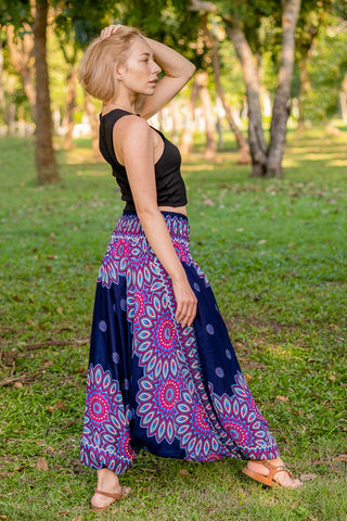 Calça Lótus Azul mulher parque