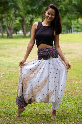Calça Pavão Branca