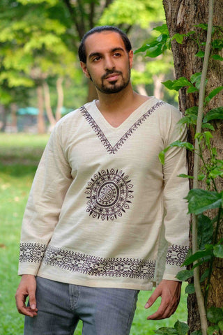 Camisa Mandala Branca_