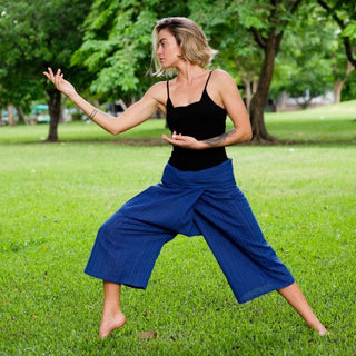 Calça Pescador 3/4 Azul Real_