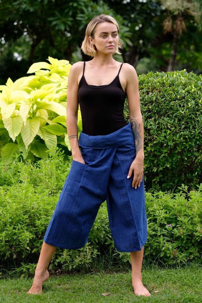 Calça pescador feminina sales