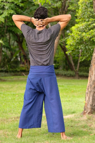 Calça Pescador Azul para Homem_