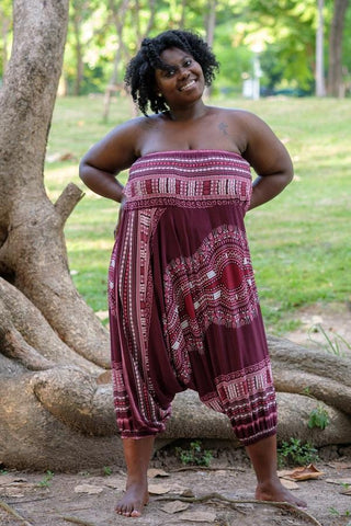 Calça Thai Bordô Plus Size_