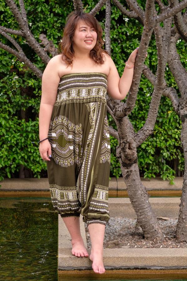 Calça Thai Verde Plus Size_