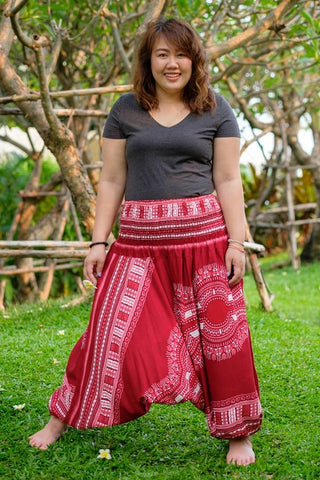 Calça Thai Vermelha Plus Size_